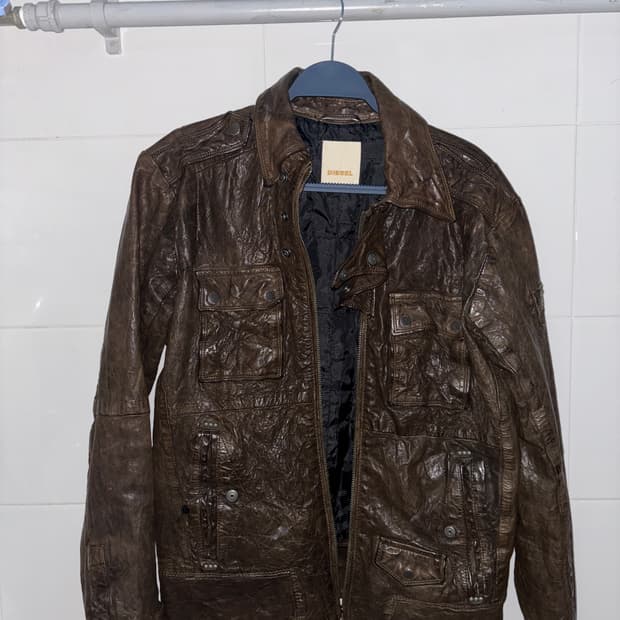 디젤 양가죽 자켓