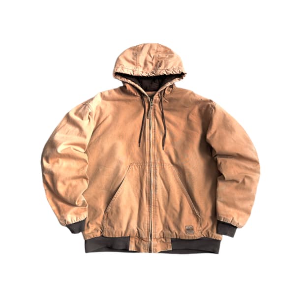 칼하트맛 USA 빈티지 덕액티브 덕캔버스 후드 워크자켓