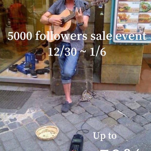 5000 followers sale event