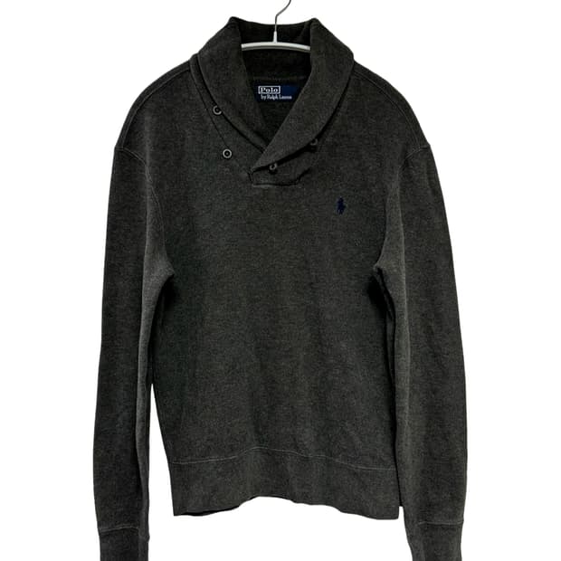 폴로 숄 카라 니트