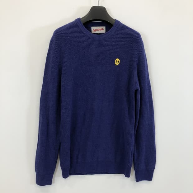 커스텀멜로우 새드스마일 알파카니트 L