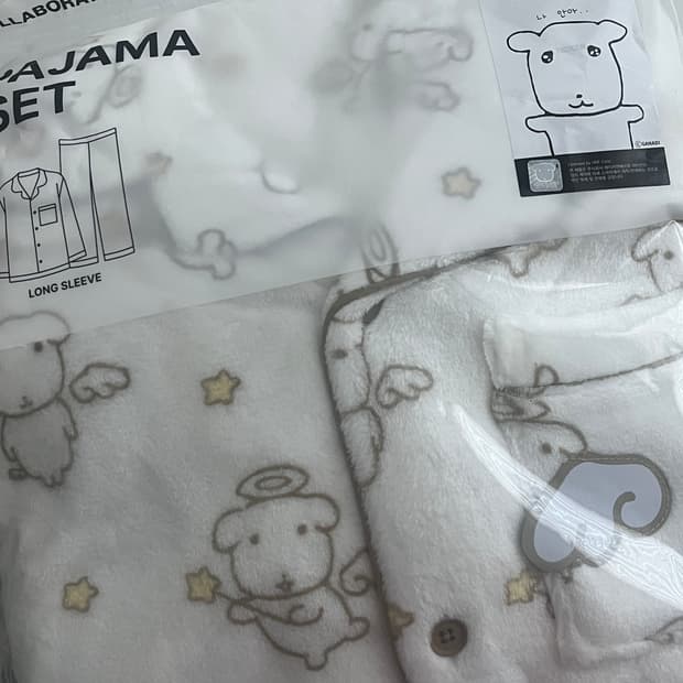 스파오 가나디 천사 수면파자마 잠옷 사이즈 교환