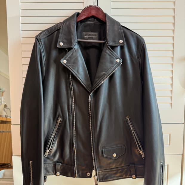 올세인츠 라이더 가죽 자켓