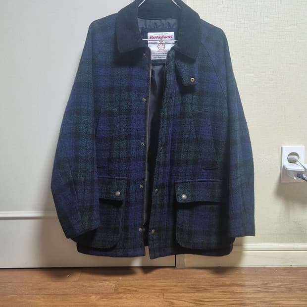 빈폴 해리스트위드 체크 필드 점퍼 S사이즈