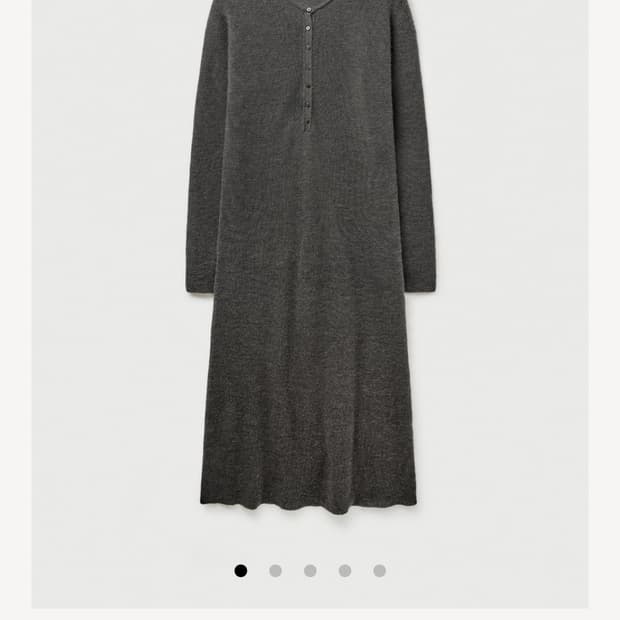 게드 ged 알파카 버튼 니트 드레스(택0,새상품)