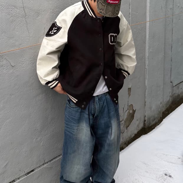 빈티지 바시티 자켓