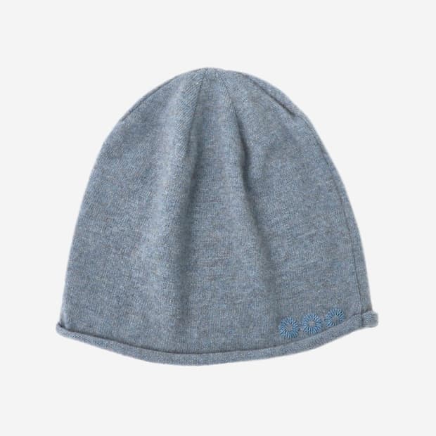 [OS] 999휴머니티 오버핏 롤 비니 인디고 블루