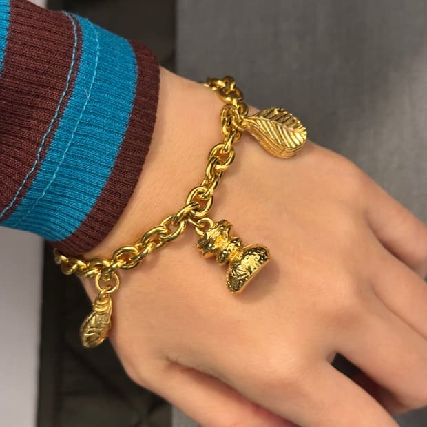 Golden Relics Charm Bracelet