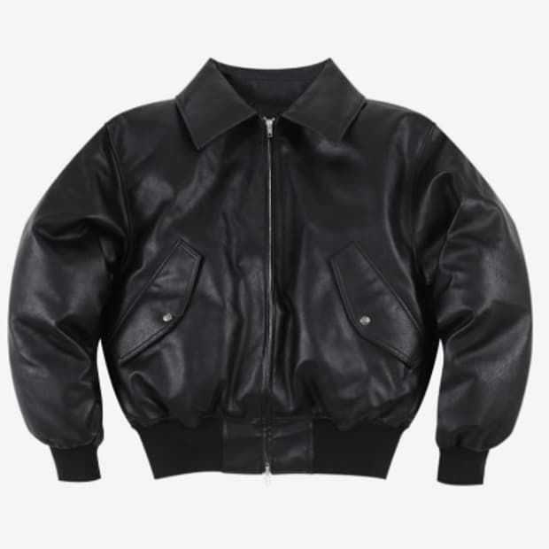 (깡스타일)로버스트포 레더 푸퍼 자켓 xl