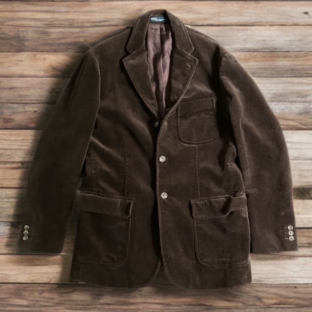 90s 폴로 랄프로렌 코듀로이 블레이저 Made in Macau