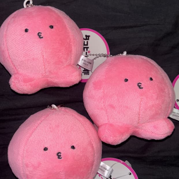 (일본 정품) 타코피의 원죄 마스코트 키링 인형 - 기본 표정