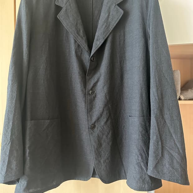 코모리 24ss 써머 울 자켓 차콜 3사이즈