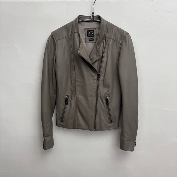 아르마니 익스체인지 가죽 자켓
