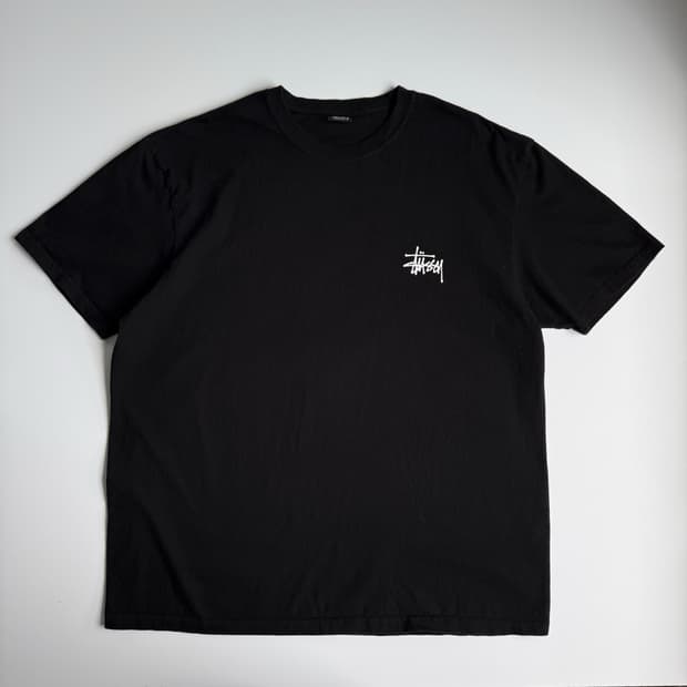 Stussy 스투시 베이직 피그먼트 다이드 반팔티셔츠