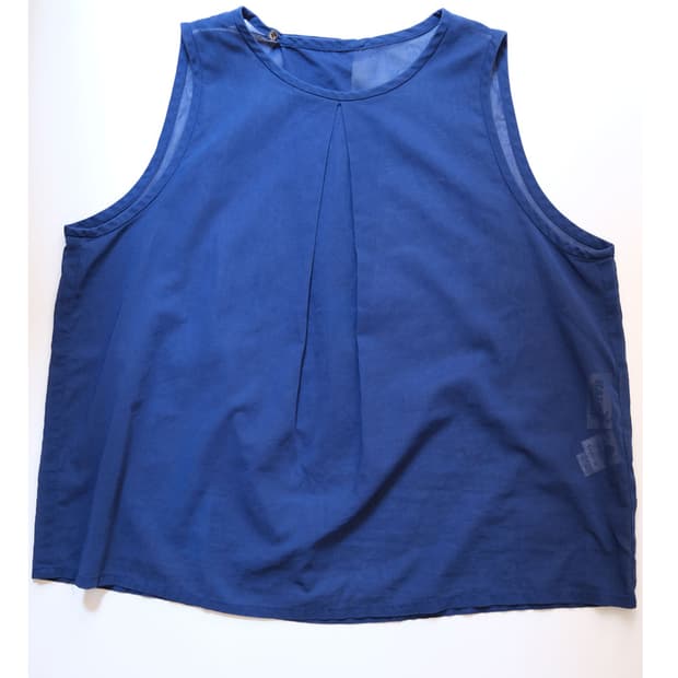 issey miyake HAI 블루 블라우스