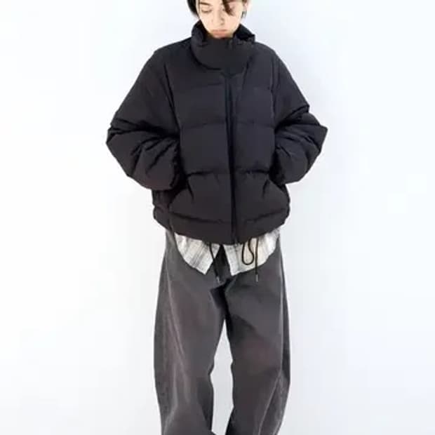 해칭룸 패딩 다크버건디