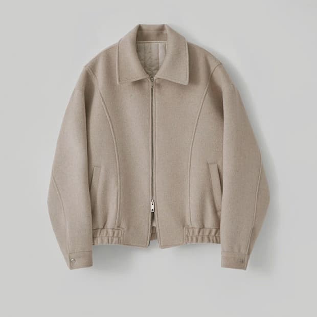 라퍼지스토어 울리치 오버 라운드 블루종_Ivory(S)