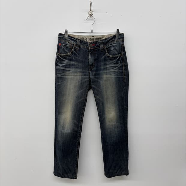 디키즈 빈티지 데님 청바지 워싱진 허리30in