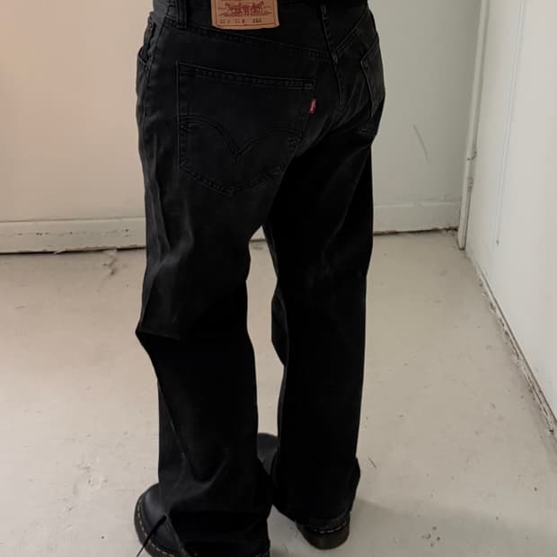 리바이스 블랙 팬츠 32x32