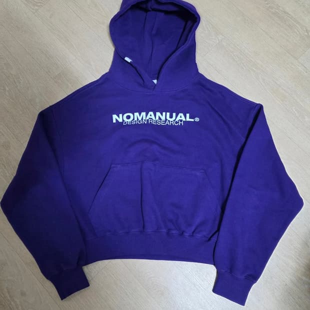 노매뉴얼 여성 DR로고 후드티