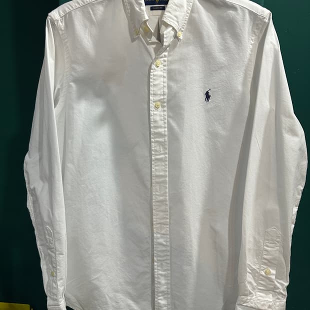폴로 옥스포드셔츠 화이트 S