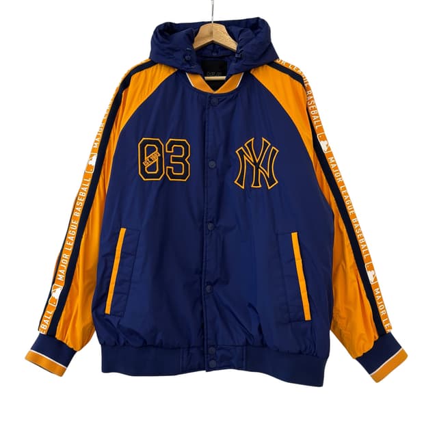 Mlb 뉴욕양키스 레글런 배색 패딩 점퍼