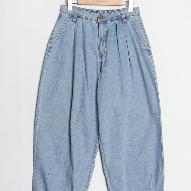 MONO-MART Balloon Denim Pant (28)