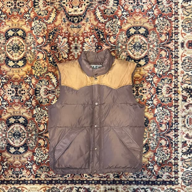 빈티지 다운 베스트 "L" (441)