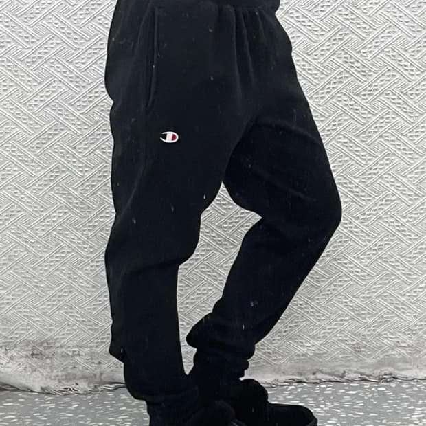 챔피온 리버스위브 자수로고 기모 조거 스웻팬츠 M C09363