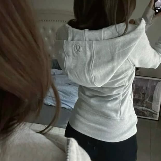 룰루레몬 스쿠바 후드집업 그레이