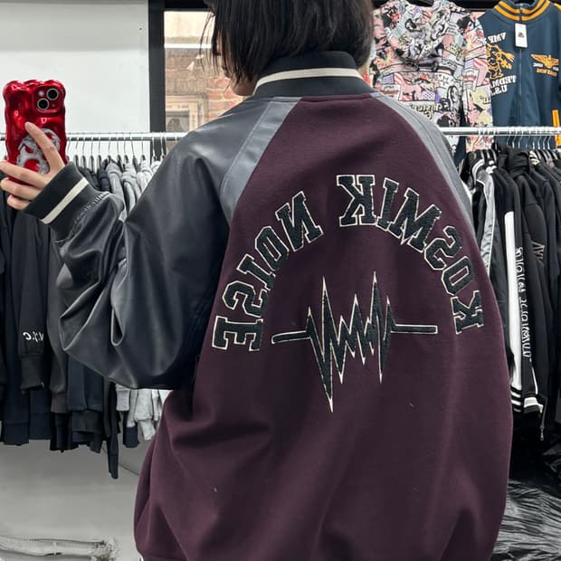 GU x 언더커버 버건디 바시티