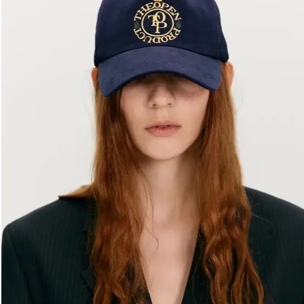 더오픈프로덕트 매쉬볼캡 네이비