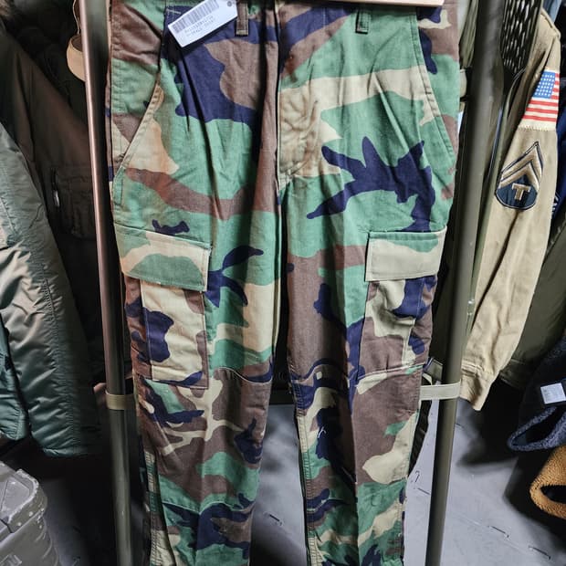 미군 오리지널 우드랜드 전투복 하의 BDU 팬츠