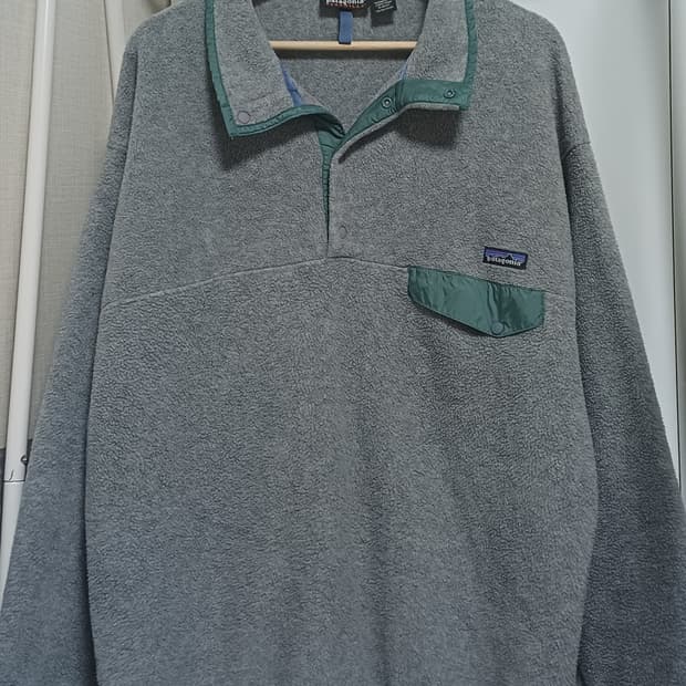 [L-XL] 파타고니아 신칠라 스냅티 올드 모델 그레이 / 블루 그린