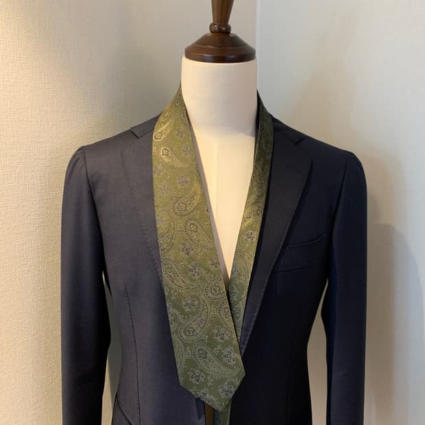 입생로랑(YSL) 페이즐리 명품클래식넥타이 최상급 A+등급 8.3cm