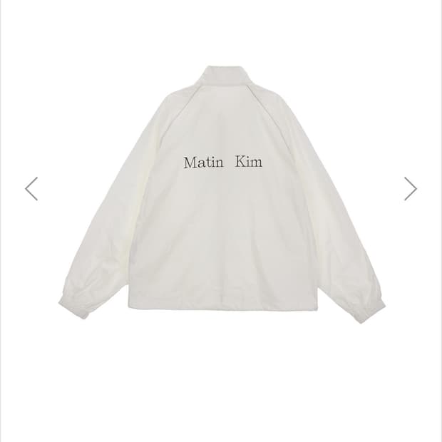 마뗑킴 LOGO COATING JUMPER IN IVORY