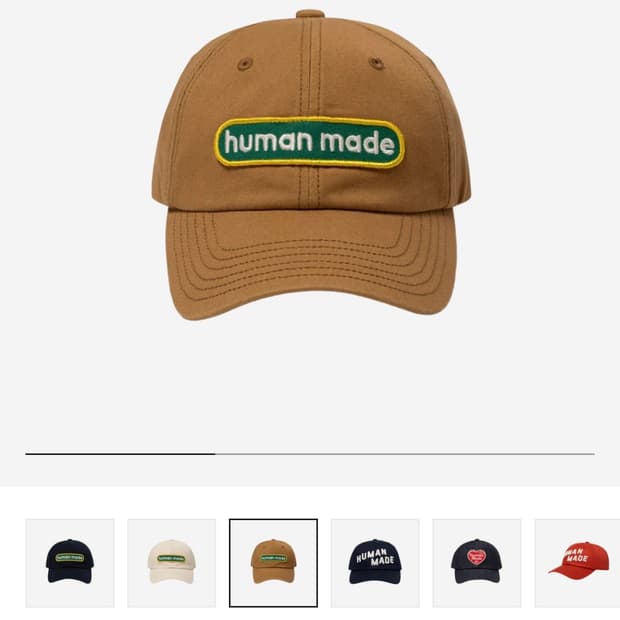 휴먼메이드 모자 (6 패널 캡)