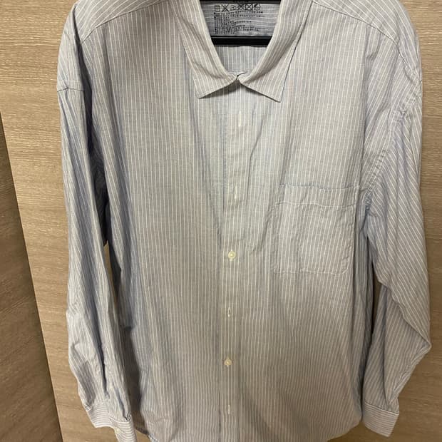 무인양품 옥스포드 스트라이프 셔츠 xl