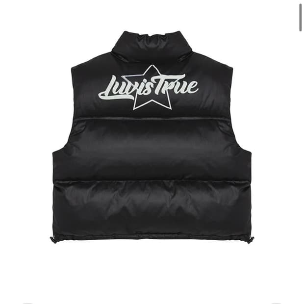 러브이즈트루 PADDING VEST(BLACK)