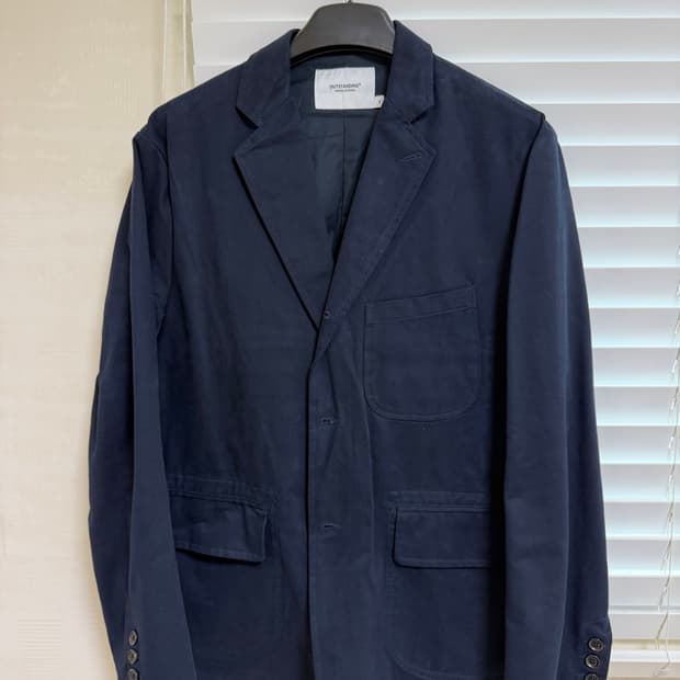 아웃스탠딩 덴시티 코튼 클래식 3버튼 자켓