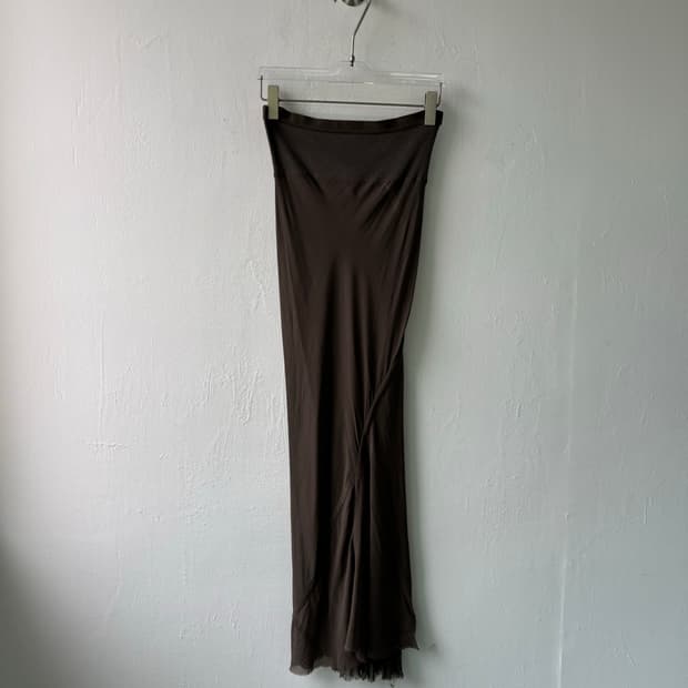 릭오웬스 00s 아카이브 실크 스커트 