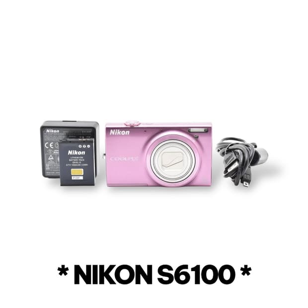 빈티지 디지털 카메라 니콘 쿨픽스S6100