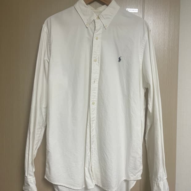 폴로 화이트 셔츠 클래식핏