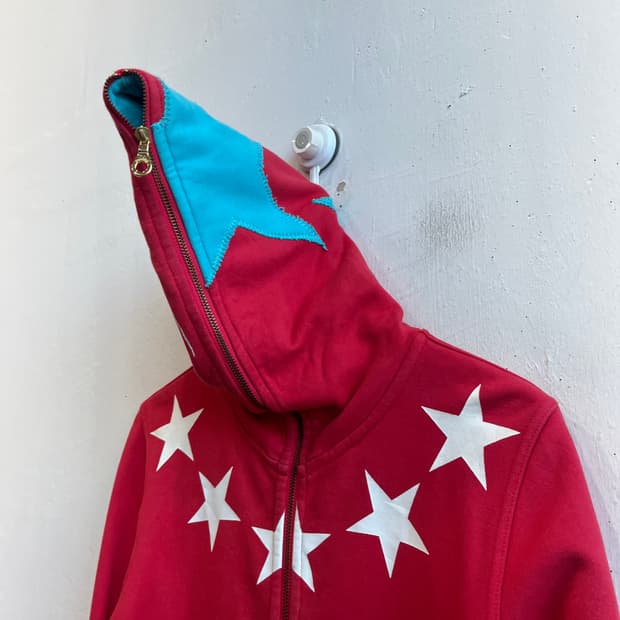 타미힐피거 풀집업 스타 펑크 후드집업 