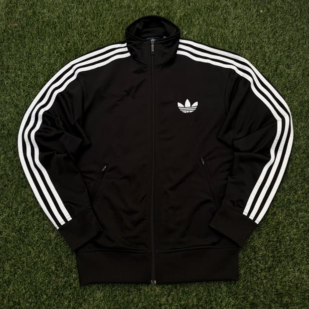 아디다스 파이어버드 블랙 트랙탑 져지(90)