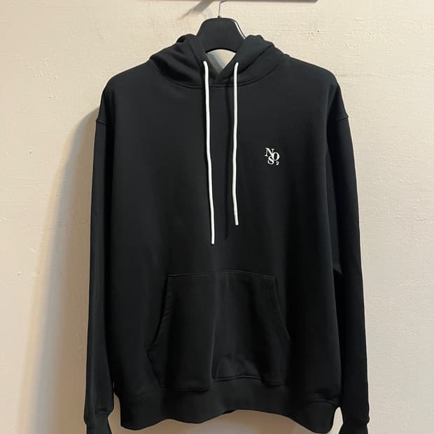 노스7 블랙 후드티 (345) 