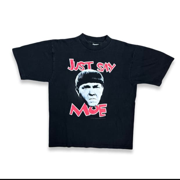 1997' Three Stooges 'Say Moe' 티셔츠 L