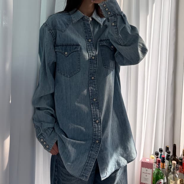 [M]폴로 랄프로렌 웨스턴 데님 워크 셔츠