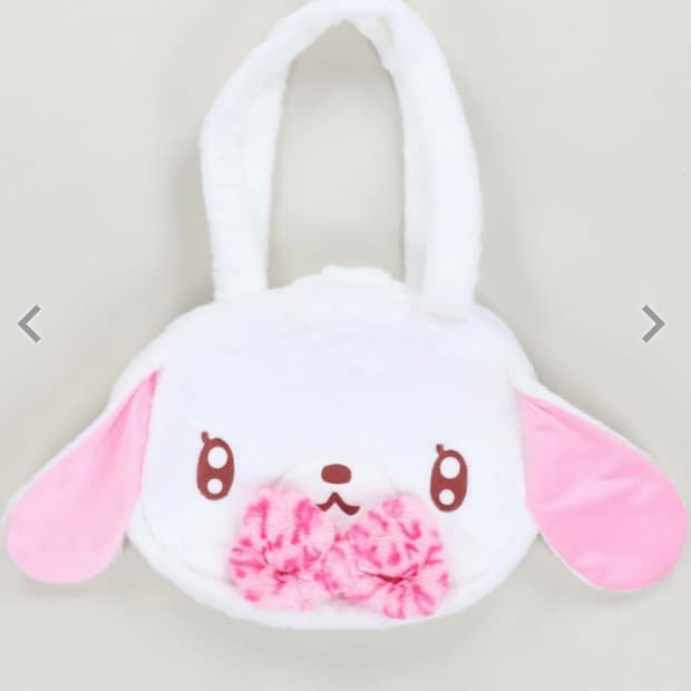 스핀즈 베이비메탈클럽 산리오 슈가바니즈 시로우사 페이스백 가방