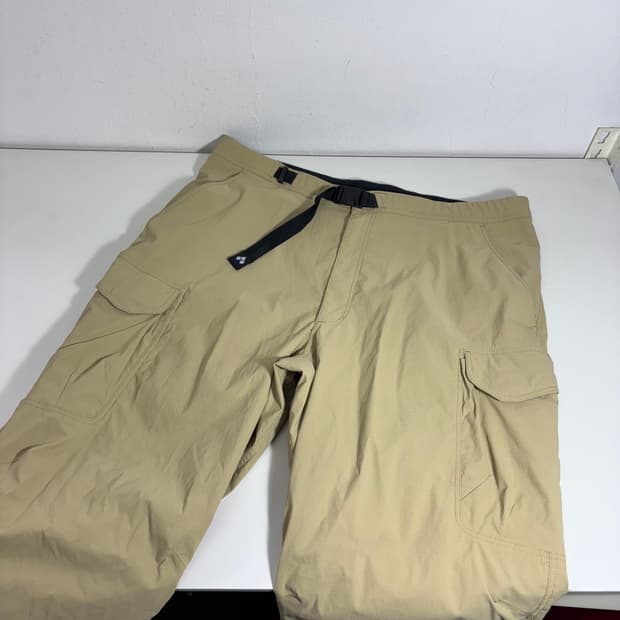 XL 몽벨 베이지 레귤러핏 카고 방한 나일론 등산팬츠